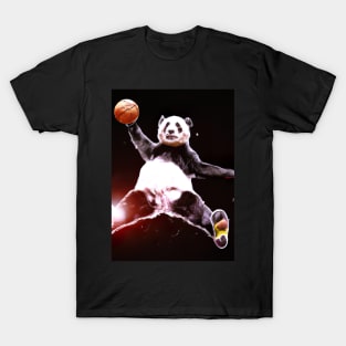 Basketball Dunk Panda T-Shirt